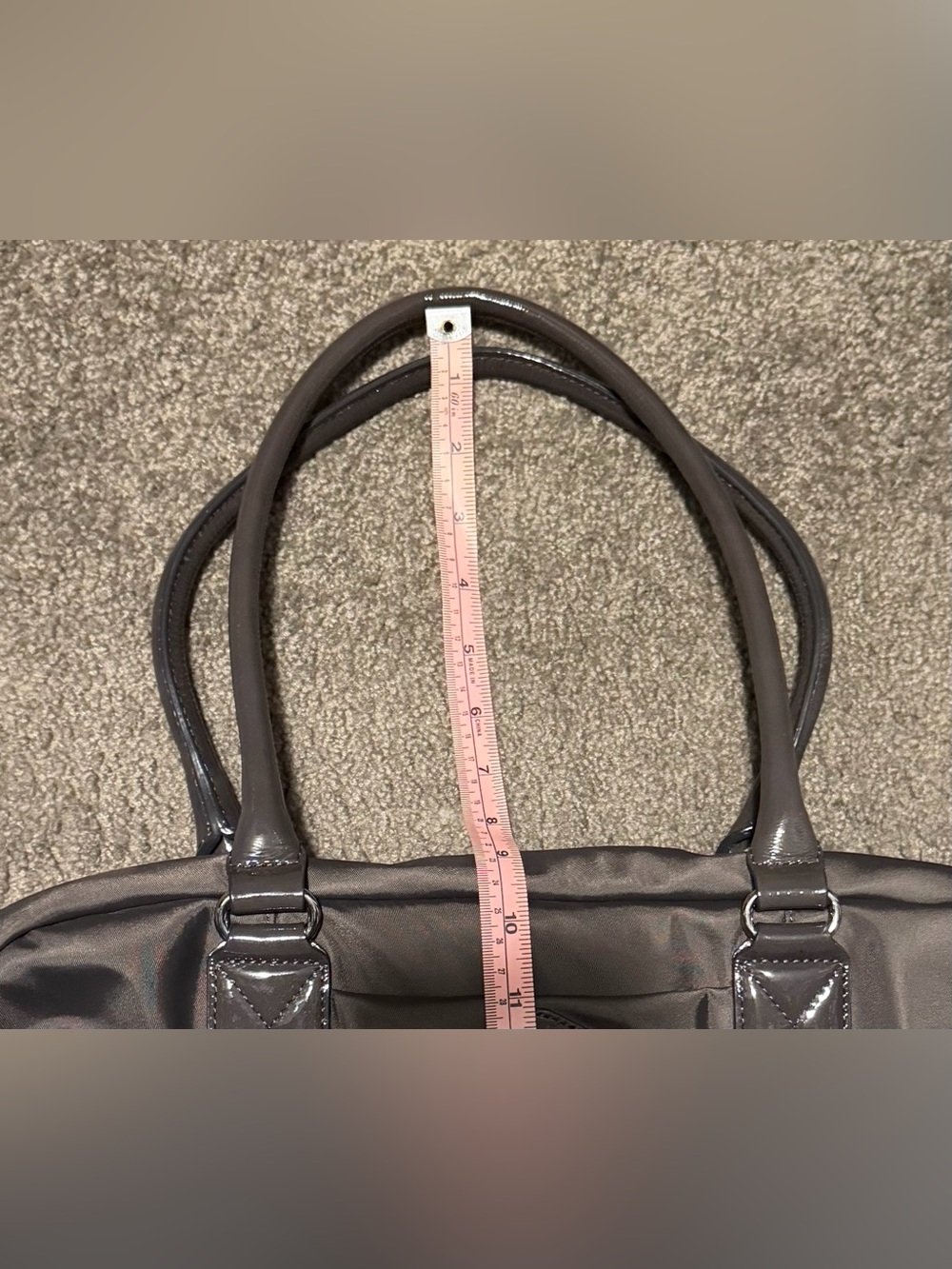 MZ Wallace Gramercy Large Satchel - Magnet/Grey - Picture 10 of 11